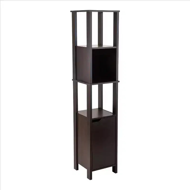 Ambassador Tall Cabinet Espresso - Tout Organiser