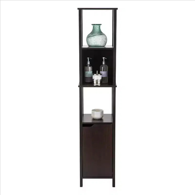 Ambassador Tall Cabinet Espresso - Tout Organiser