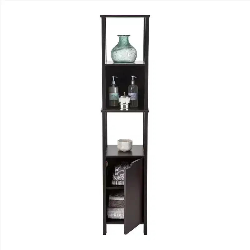 Ambassador Tall Cabinet Espresso - Tout Organiser