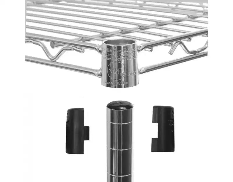 Étagère métallique commerciale à 4 niveaux, 60"x24", certifiée NSF