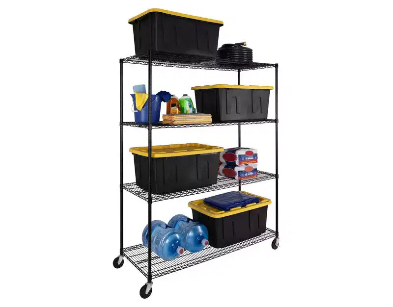Étagère métallique commerciale à 4 niveaux, 60"x24", certifiée NSF
