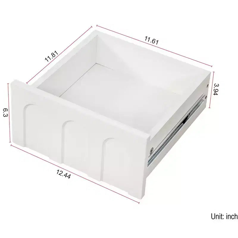 Meuble de rangement moderne de 180 cm de haut avec 2 tiroirs et portes vitrées