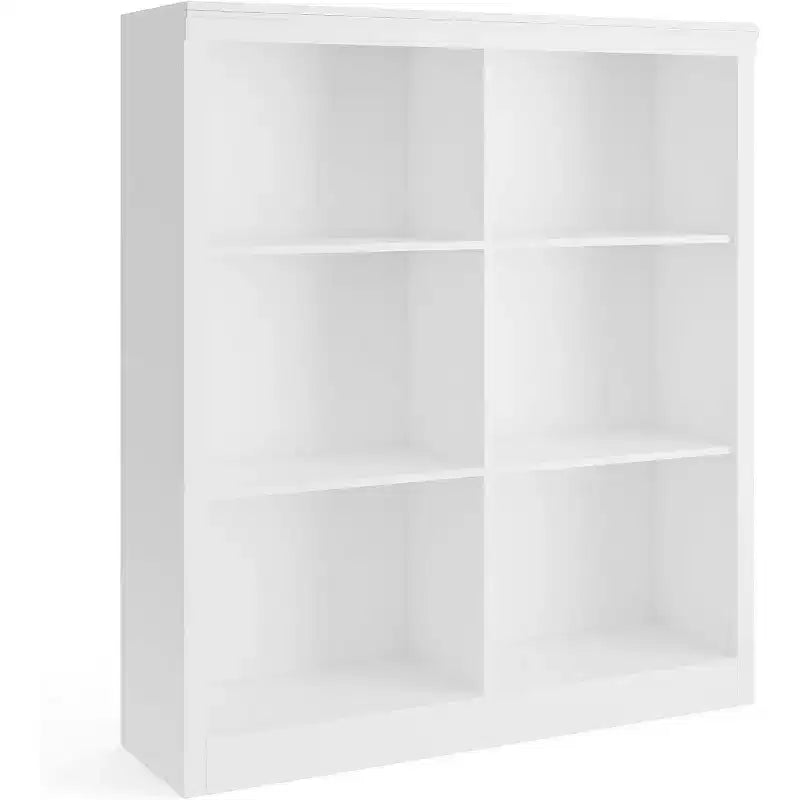 Étagère de rangement à 6 cubes, bibliothèque de 135 cm de haut, étagère de rangement autoportante moderne pour salon, chambre, bureau à domicile