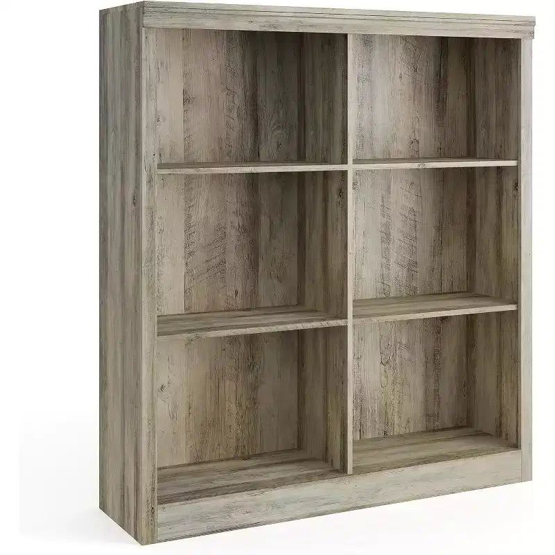 Étagère de rangement à 6 cubes, bibliothèque de 135 cm de haut, étagère de rangement autoportante moderne pour salon, chambre, bureau à domicile