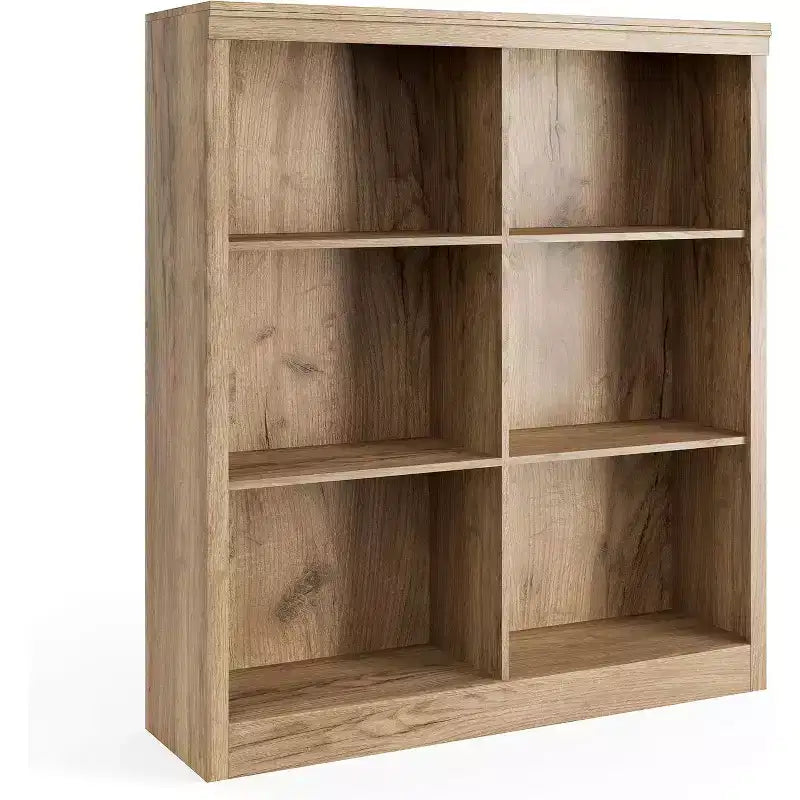 Étagère de rangement à 6 cubes, bibliothèque de 135 cm de haut, étagère de rangement autoportante moderne pour salon, chambre, bureau à domicile