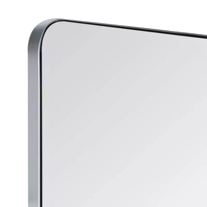 Miroir mural rectangulaire, argent brillant, 24" x 36"