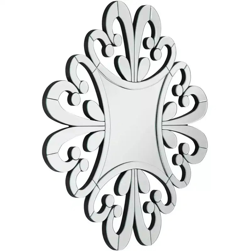 Miroir Mural Carré Éclatant, Verre Biseauté, 31,5"