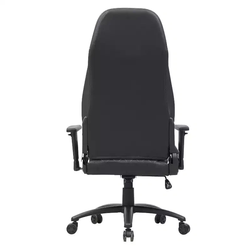 Fauteuil de jeu en similicuir à coutures losanges