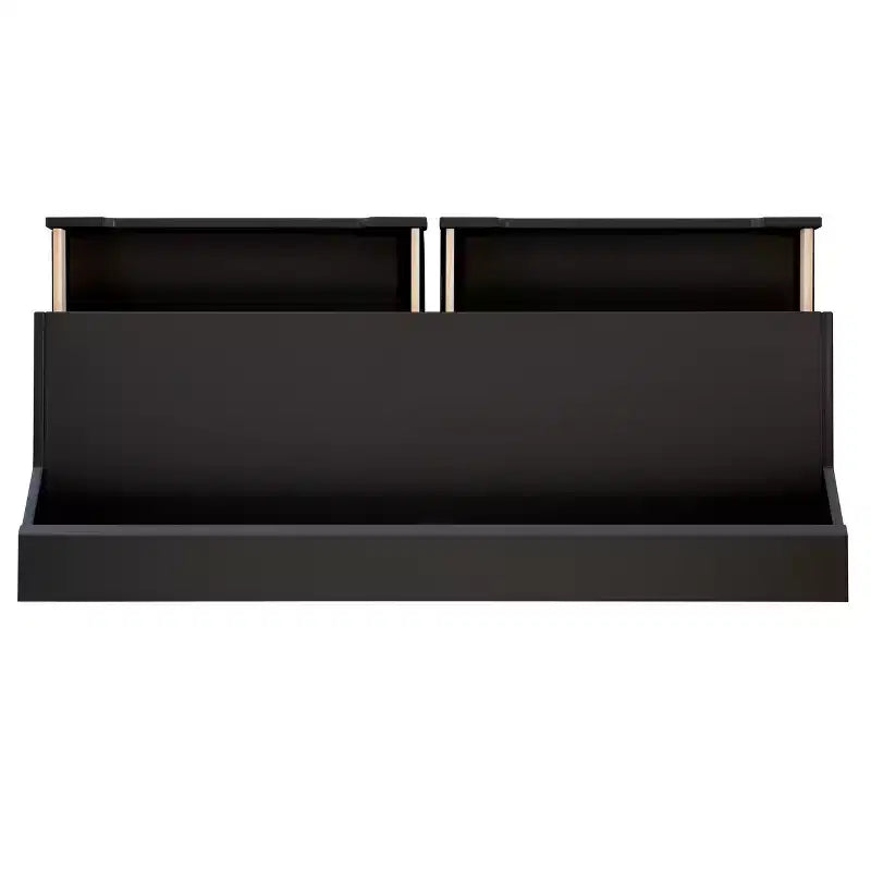 Bureau moderne 2 tiroirs avec cadre en pin