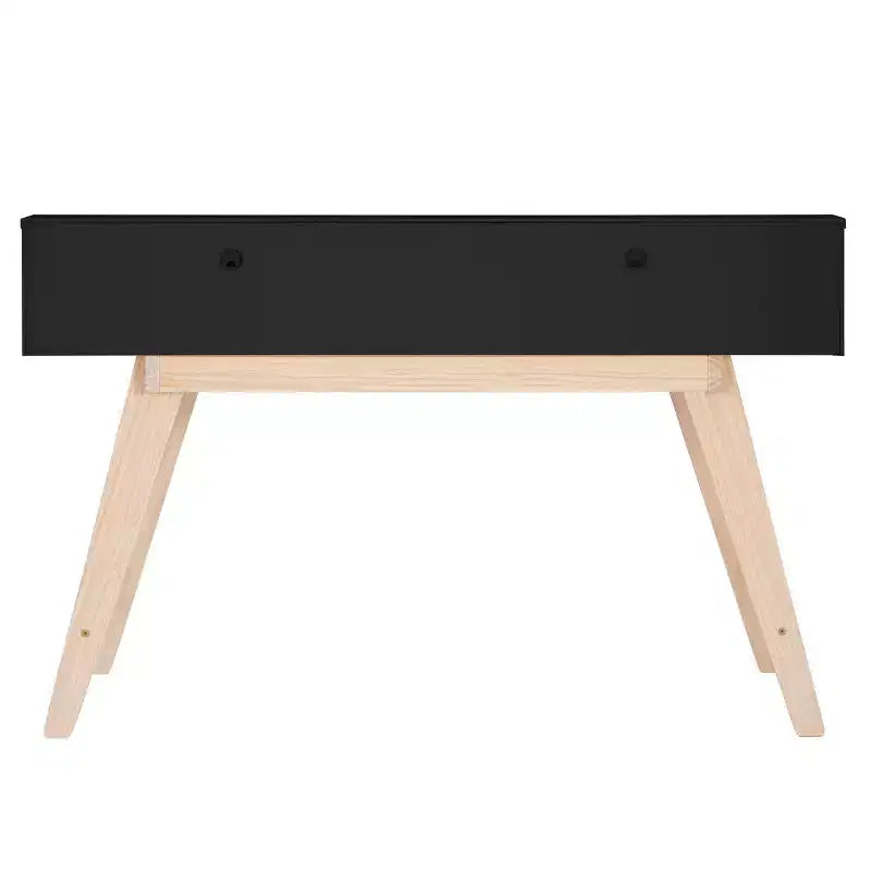 Bureau moderne 2 tiroirs avec cadre en pin